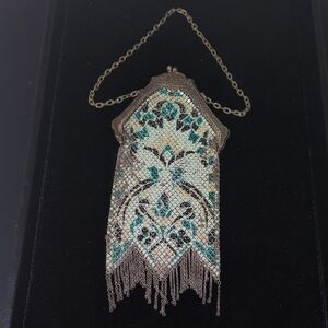 Vintage Chainmail Evening Bag/Purse with Chain Handle